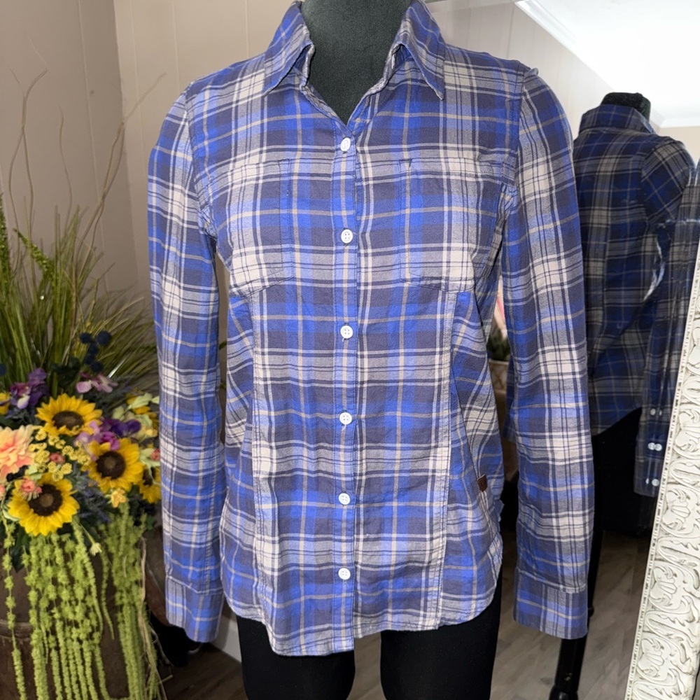 Roxy • Plaid Button Down Shirt